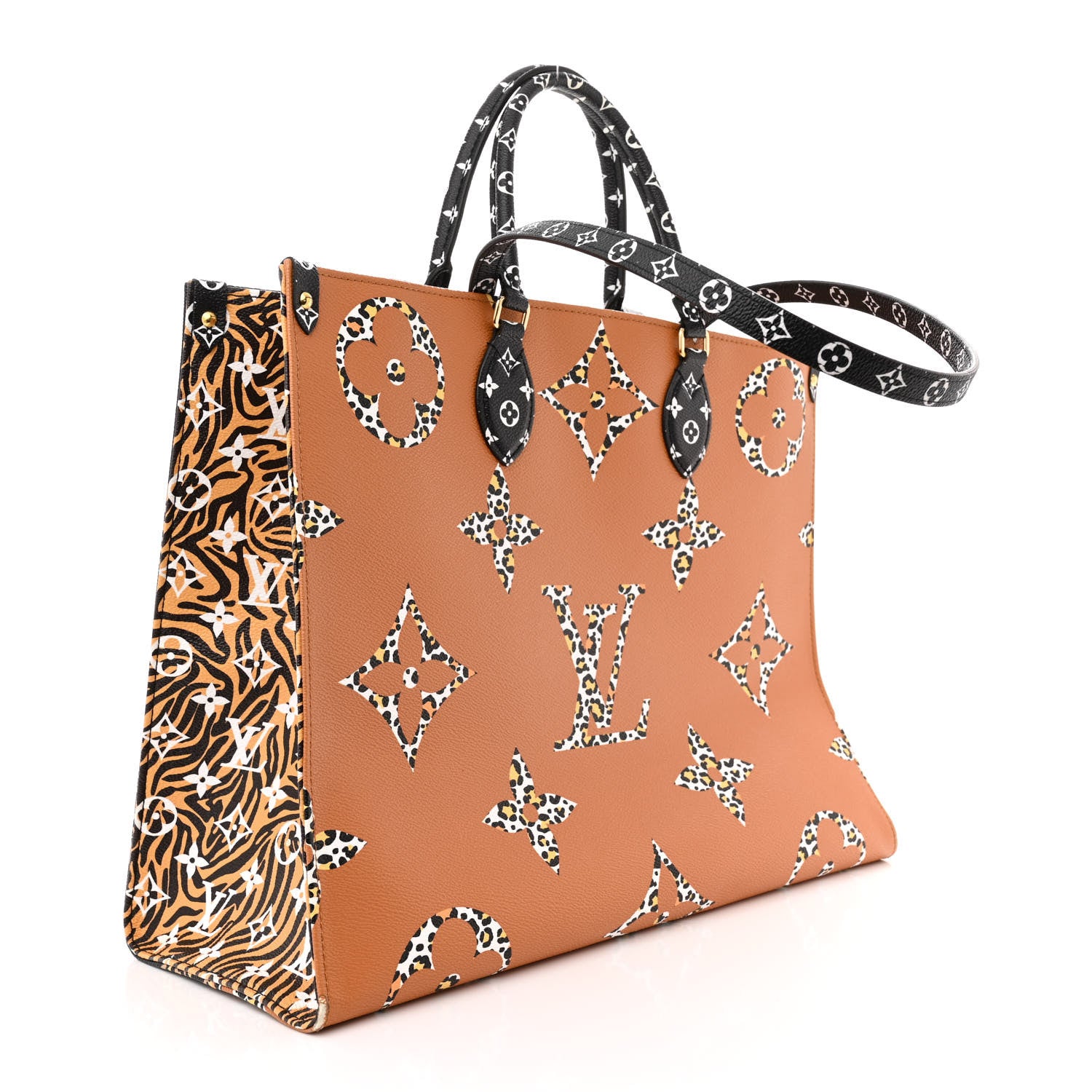 Louis Vuitton Monogram Giant Jungle Onthego GM Black 3 of 12