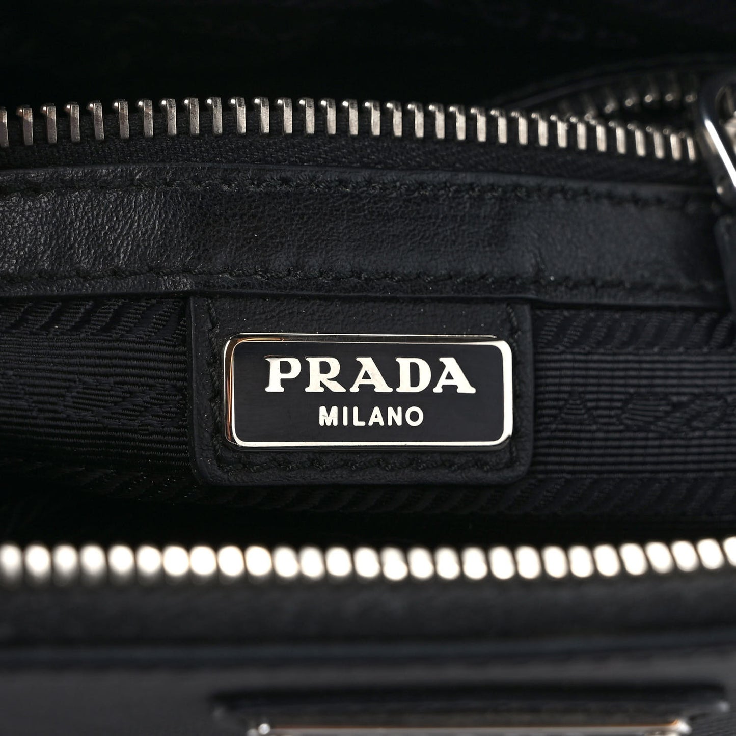 Saffiano Travel Small Brique Top Handle Crossbody Bag Black