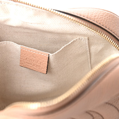 Gucci Pebbled Calfskin Small Soho Disco Bag Camelia 8 of 10