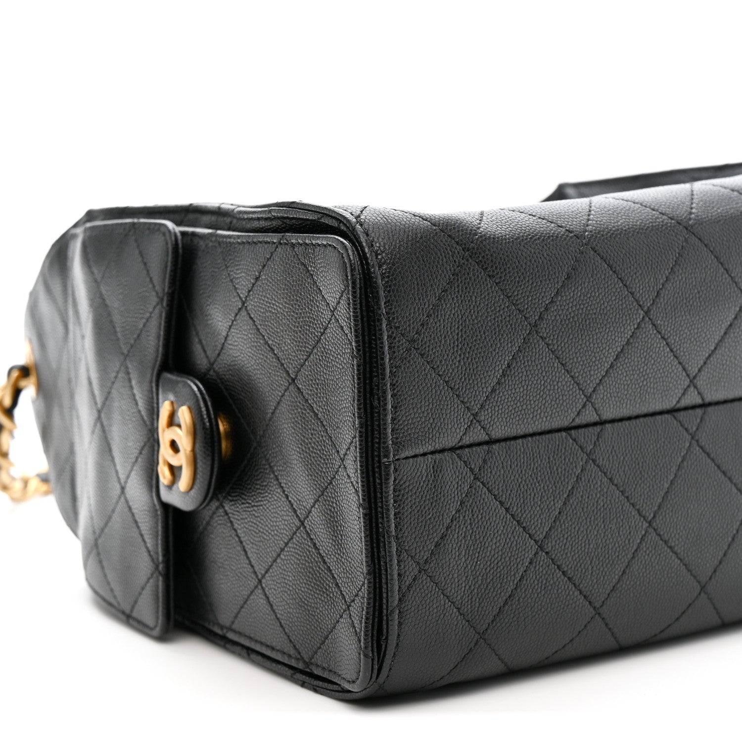 Chanel Caviar Quilted Small Chanel 25 Handbag Black 9 of 11