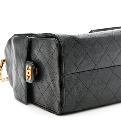 Chanel Caviar Quilted Small Chanel 25 Handbag Black 9 of 11