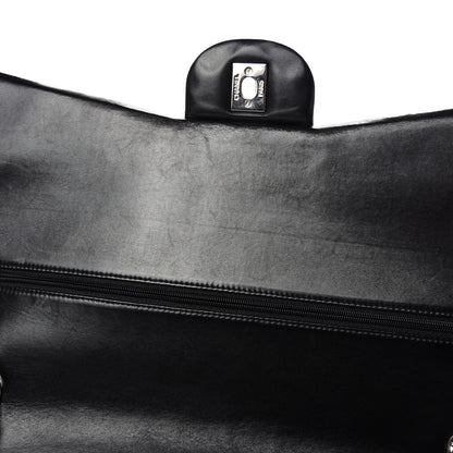 Chanel Lambskin Quilted Maxi Double Flap Black 8 of 15