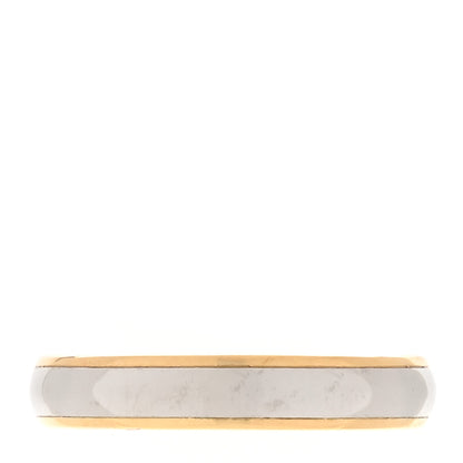 Tiffany Platinum 18K Yellow Gold Lucida 4mm Band Ring 57 8 3 of 5