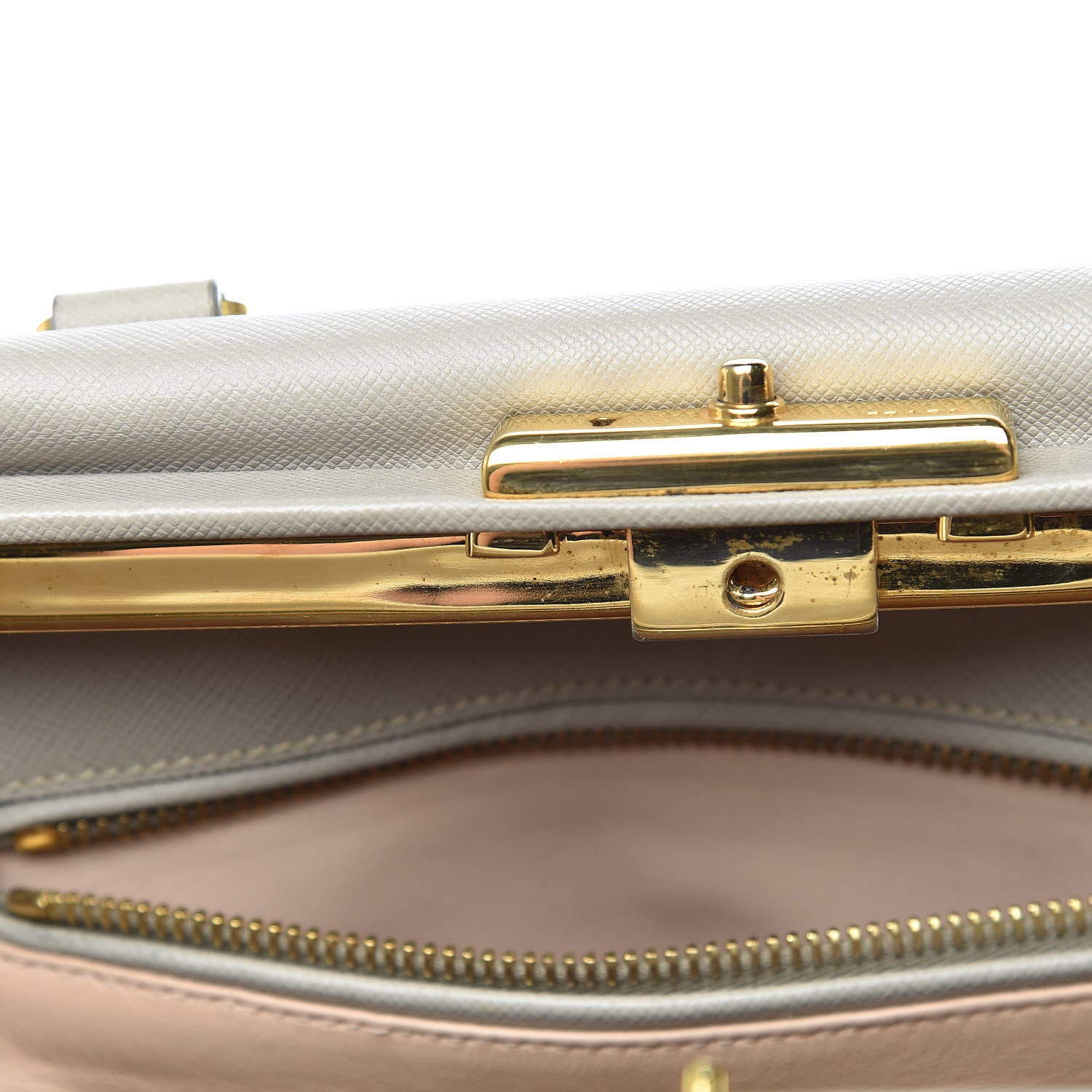 Prada Saffiano Tote Argilla 14 of 35