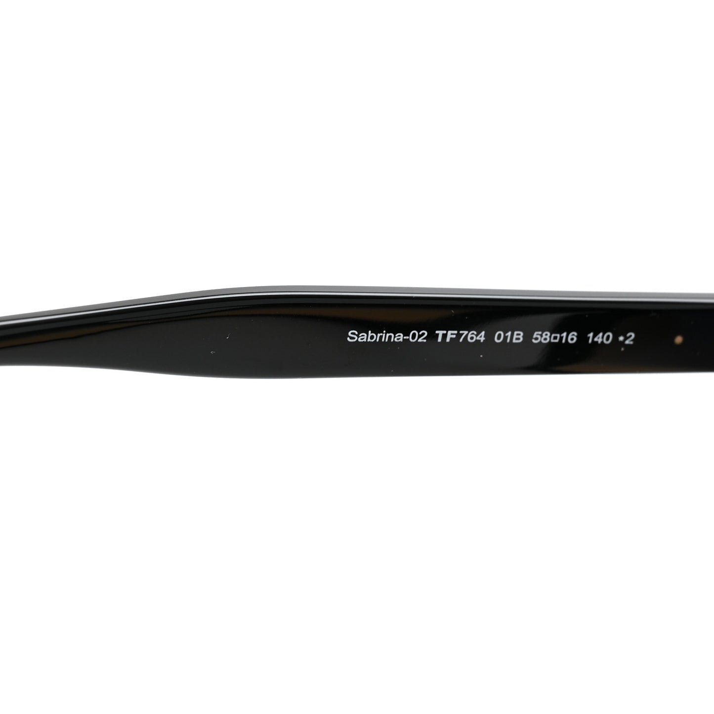 Acetate Sabrina-02 Square Sunglasses TF764 Black