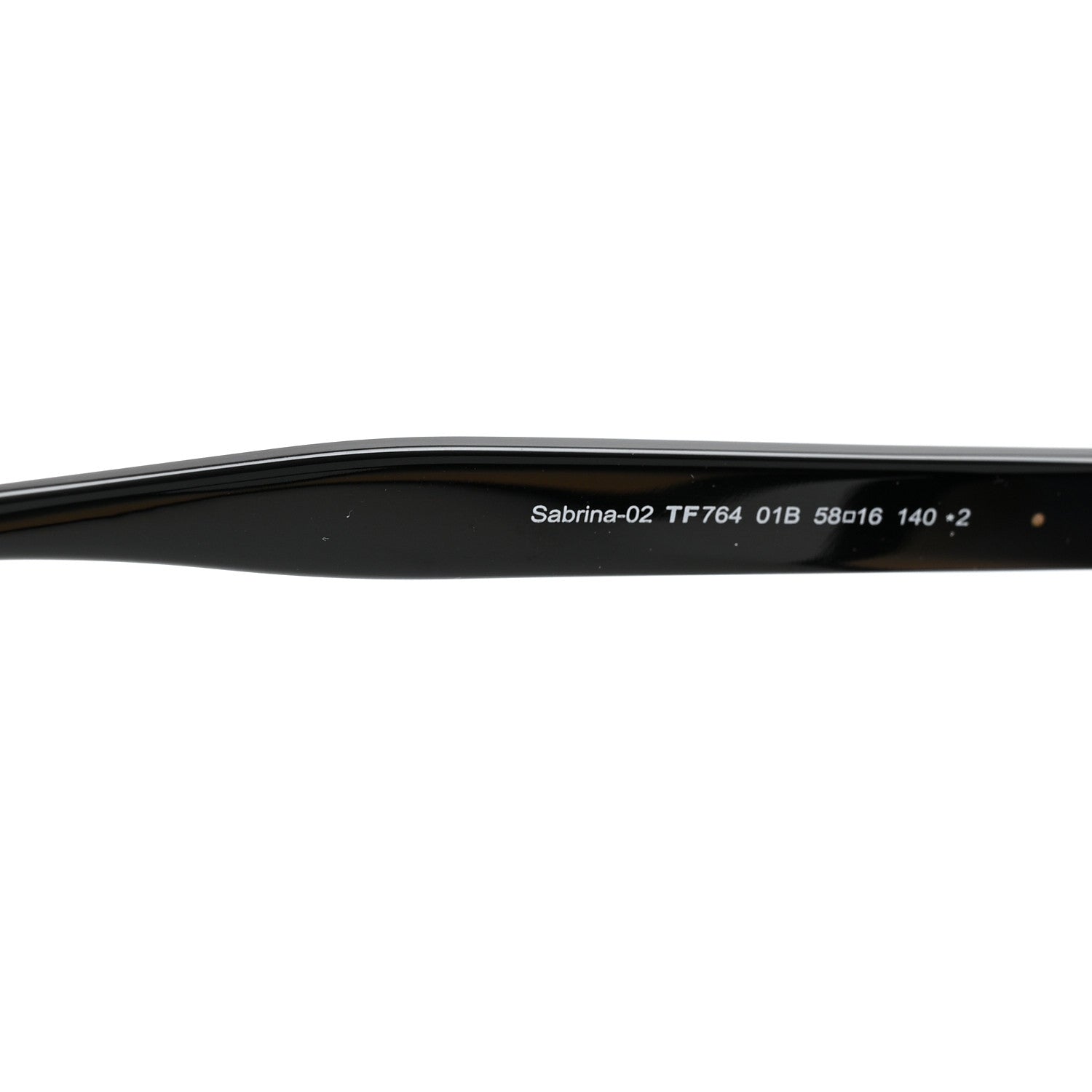 Tom Ford Acetate Sabrina-02 Square Sunglasses TF764 Black 7 of 9