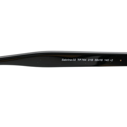 Tom Ford Acetate Sabrina-02 Square Sunglasses TF764 Black 7 of 9