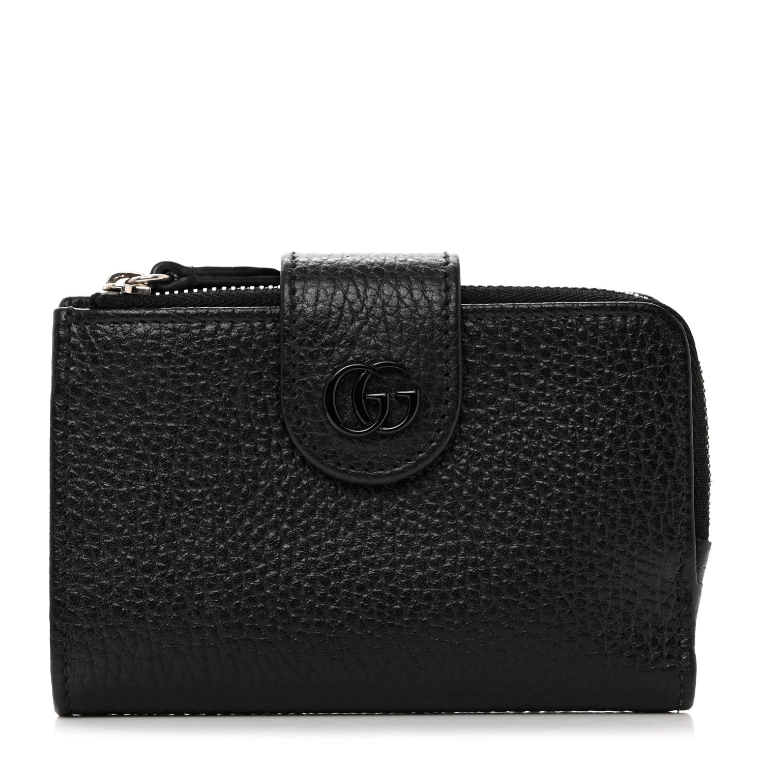 Gucci Dollar Calfskin Double G Wallet Black 1 of 8