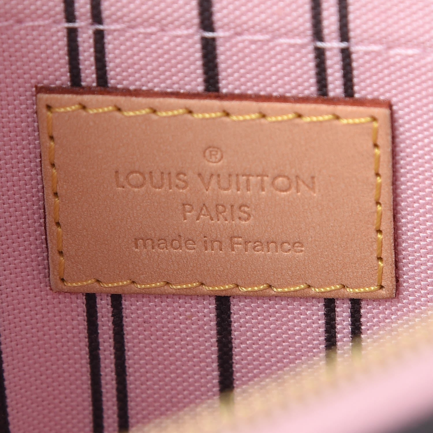 Louis Vuitton Monogram Neverfull MM GM Pochette Rose Ballerine 6 of 7