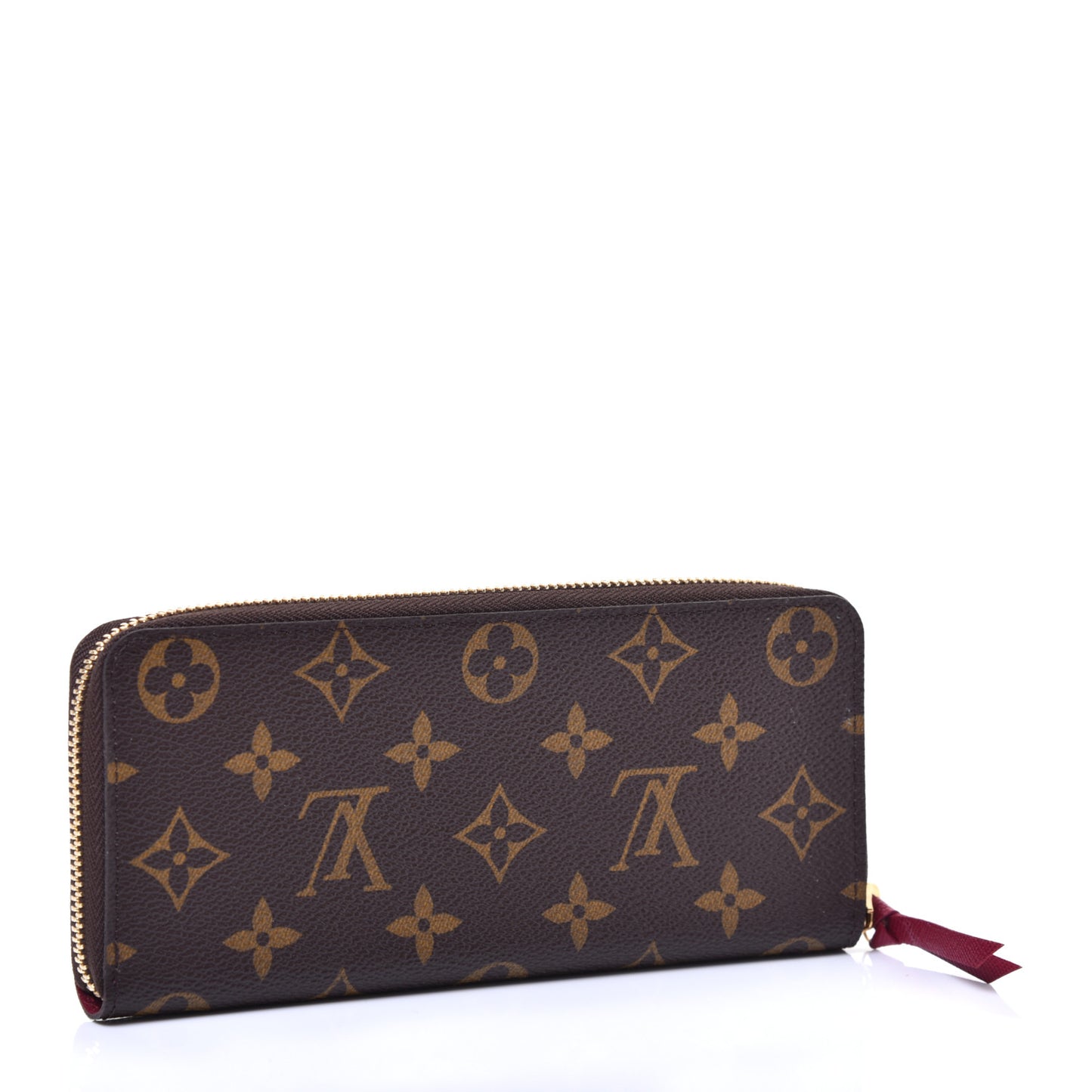 Monogram Clemence Wallet Fuchsia
