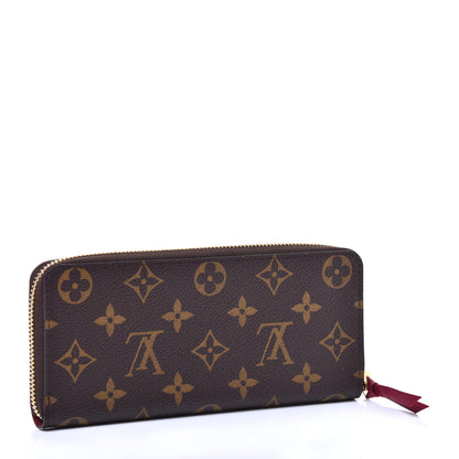 Louis Vuitton Monogram Clemence Wallet Fuchsia 3 of 9