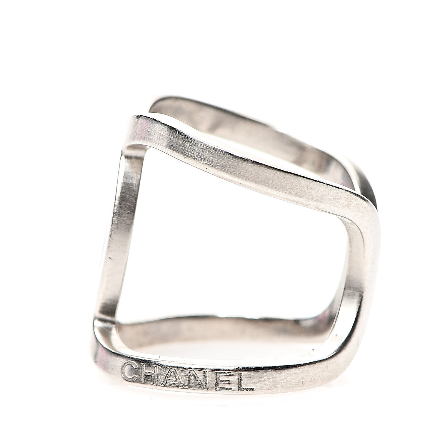 Metal CC Ring 6.25 Silver