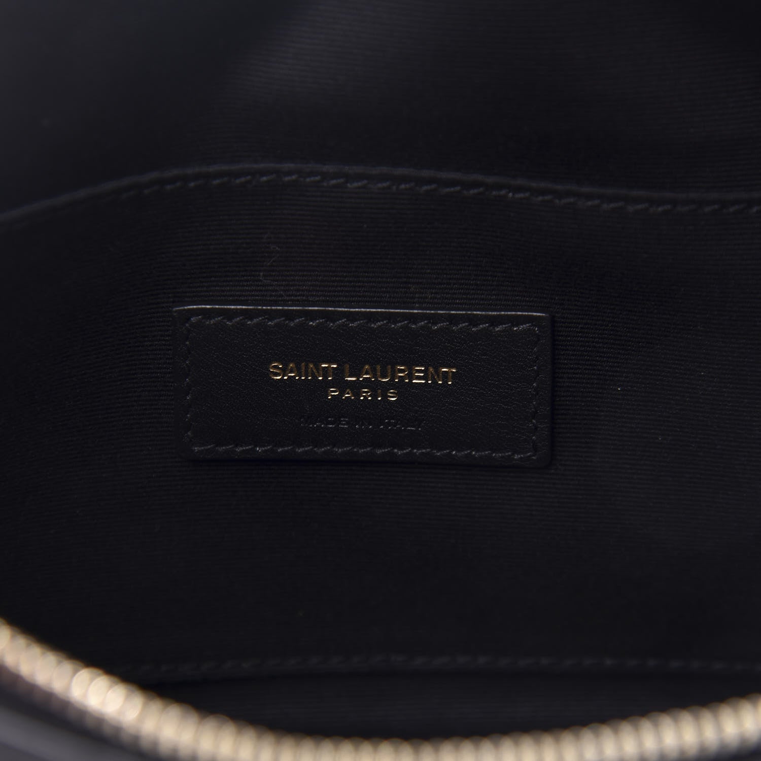 Saint Laurent Grain De Poudre Monogram Belt Bag Black 8 of 11