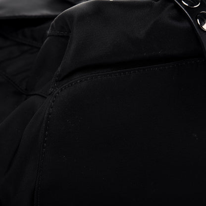 Prada Nylon New Vela Studded Backpack Black 9 of 18