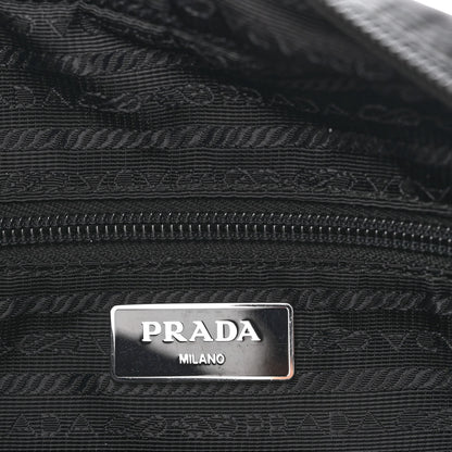 Prada Tessuto Nylon Studded New Vela Shoulder Bag Black Fuoco 6 of 9