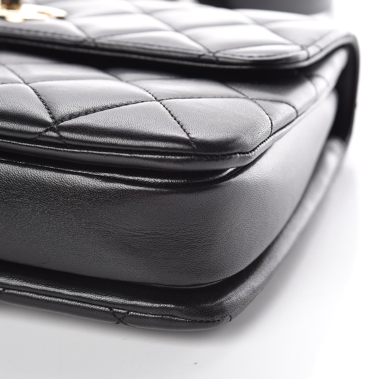 Chanel Lambskin Quilted Small Trendy CC Dual Handle Flap Bag Black 7 of 10