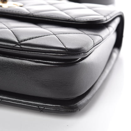 Chanel Lambskin Quilted Small Trendy CC Dual Handle Flap Bag Black 7 of 10