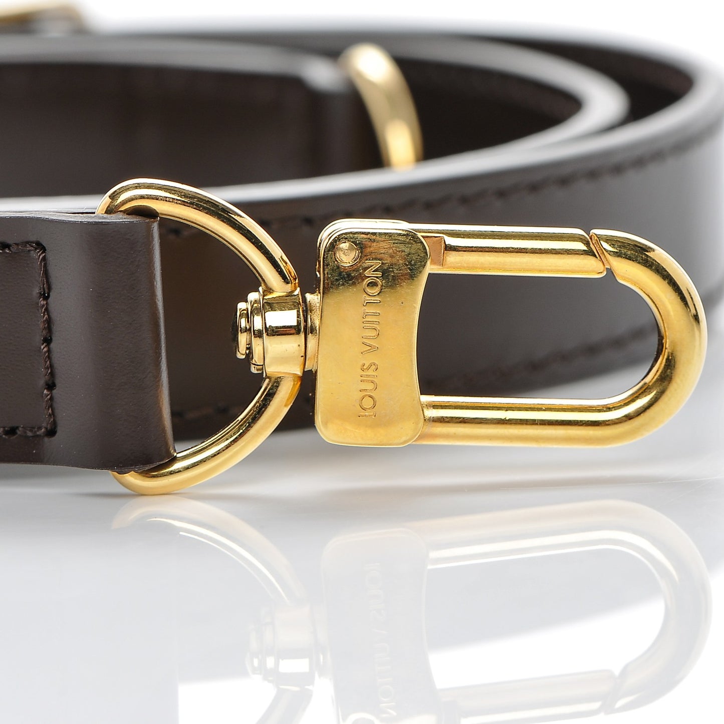 Calfskin 16mm Adjustable Shoulder Strap Brown