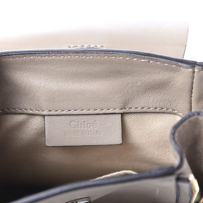 Chloe Suede Calfskin Mini Faye Backpack Motty Grey 7 of 11