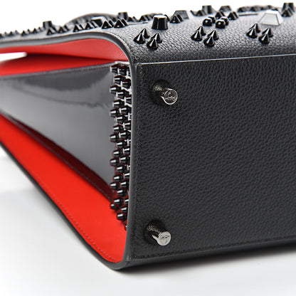 Christian Louboutin Calfskin Spikes Loubinthesky Medium Paloma Black 8 of 9