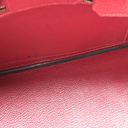 Hermes Togo Birkin 25 Rouge Grenat 5 of 10
