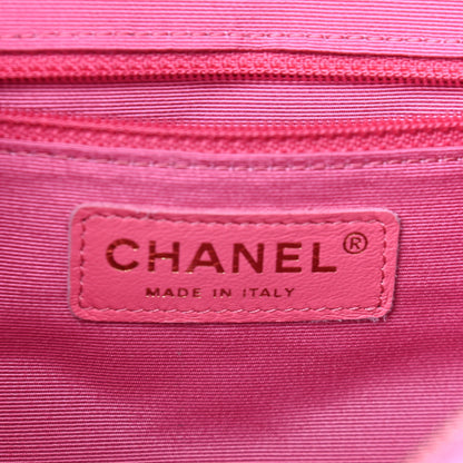 Chanel Calfskin Quilted Small Girl Shoulder Bag Pink 6 of 9