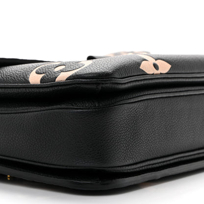 Louis Vuitton Empreinte Monogram Giant Pochette Metis Black Beige 8 of 12