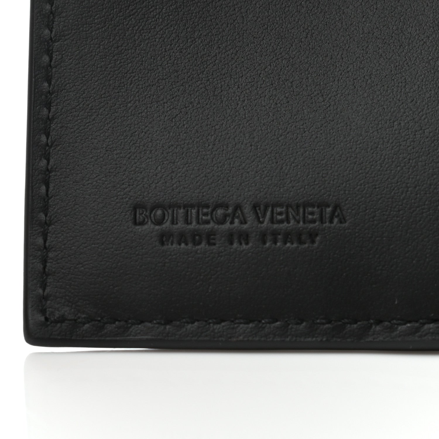 Bottega Veneta Nappa Intrecciato Bi-Fold Card Holder Black 6 of 9