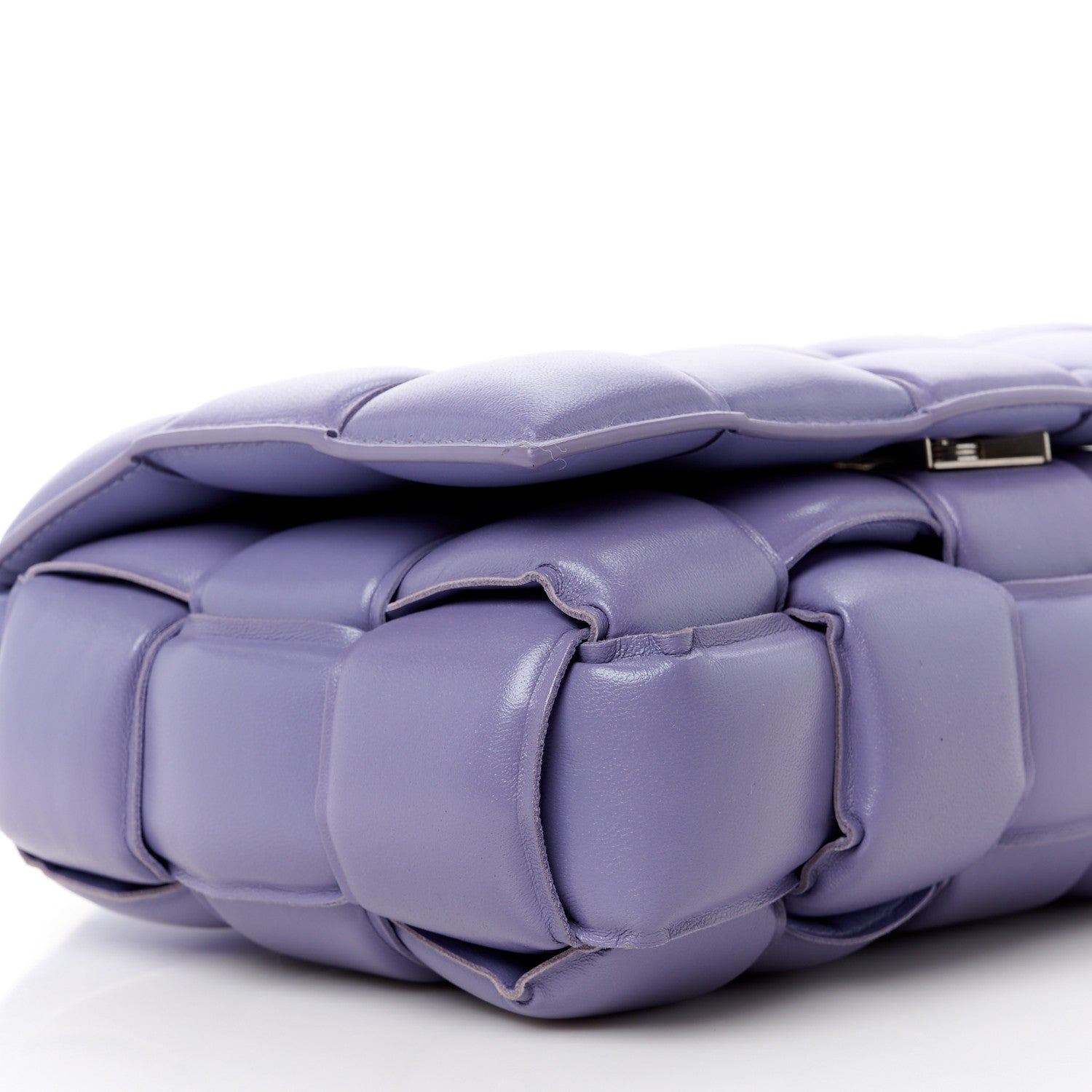 Bottega Veneta Nappa Maxi Intreccio Padded Cassette Crossbody Bag Lavender 11 of 13
