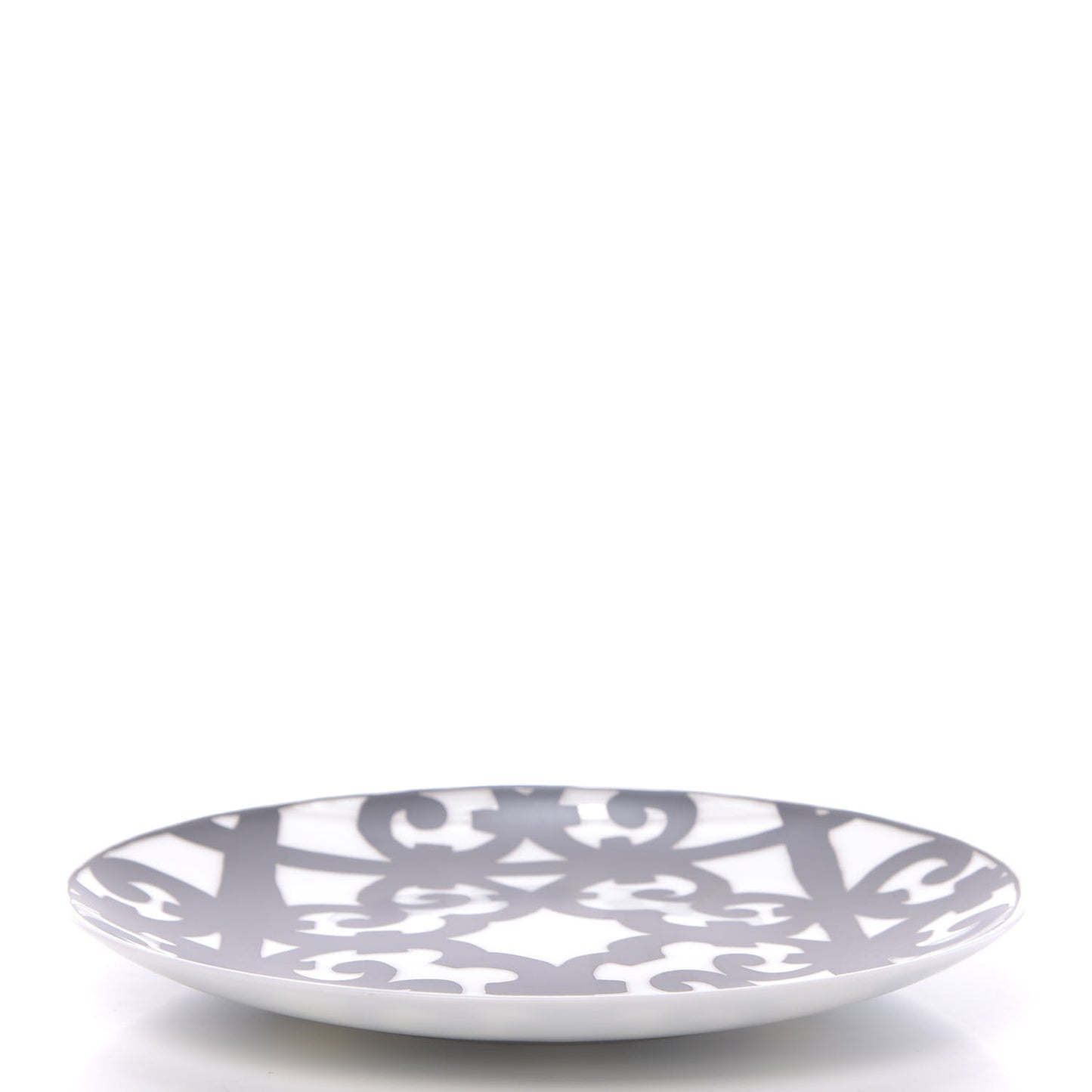 Porcelain Balcon du Guadalquivir Dessert Plate Set of 2 White Black