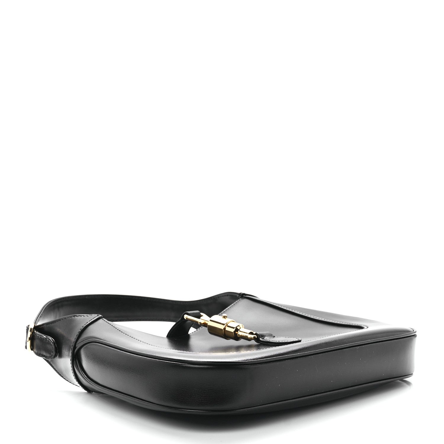 Gucci Boarded Dyana Lux Calfskin Small Jackie 1961 Hobo Black 4 of 12