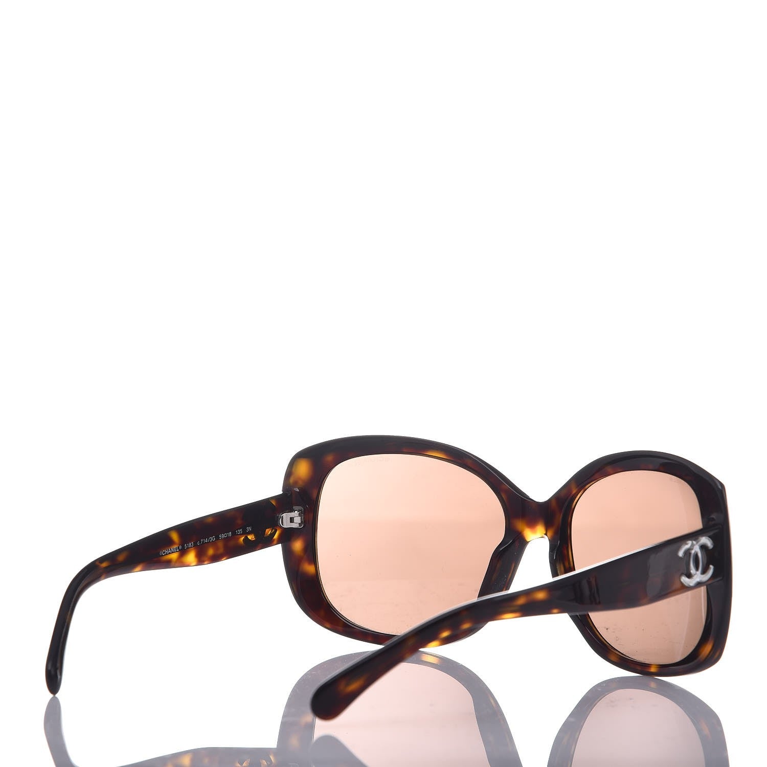 Chanel CC Sunglasses 5183 Tortoise 4 of 7