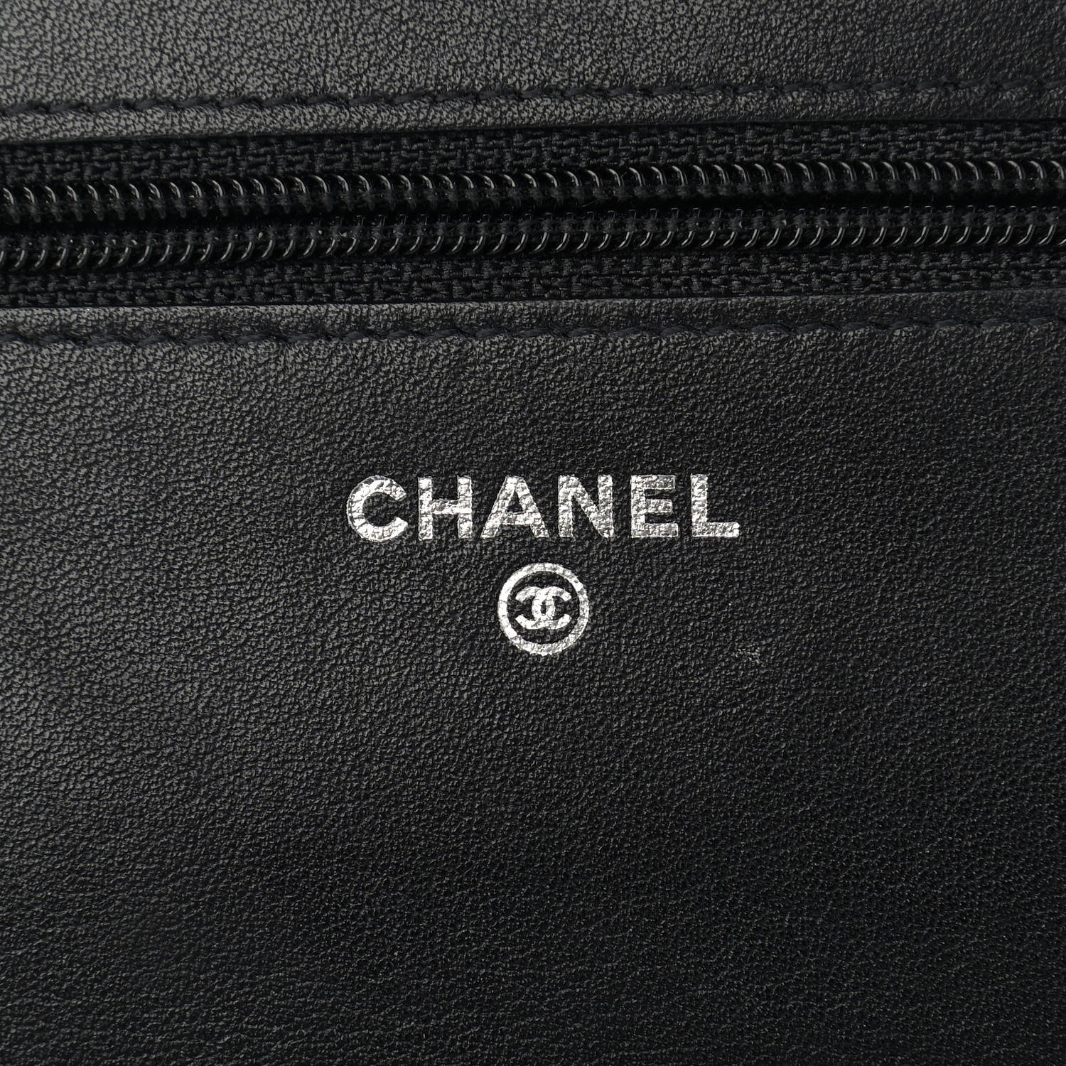 Chanel Caviar Sevruga Wallet On Chain WOC Black 8 of 12