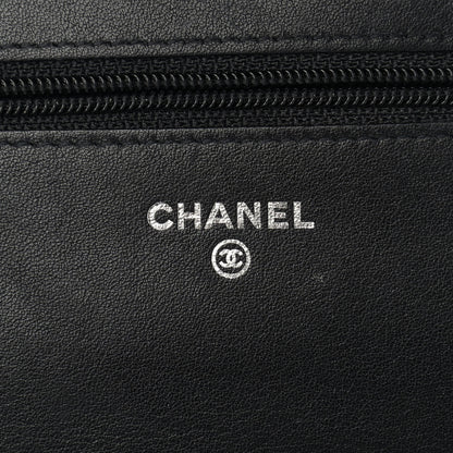 Chanel Caviar Sevruga Wallet On Chain WOC Black 8 of 12