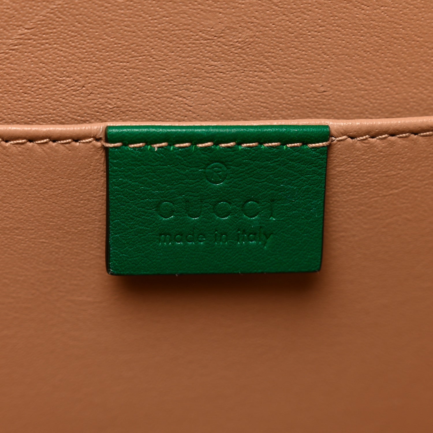 Gucci Mousse Top Patent Small Sylvie 1969 Top Handle Bag Emerald 6 of 10