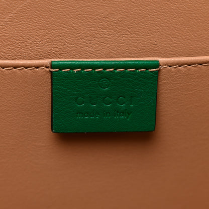 Gucci Mousse Top Patent Small Sylvie 1969 Top Handle Bag Emerald 6 of 10