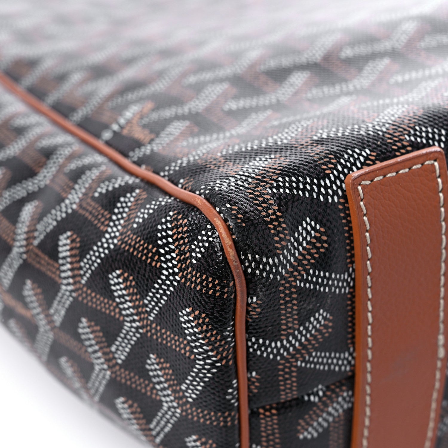 Goyard Goyardine Voltaire III Tote Black Gold 11 of 14