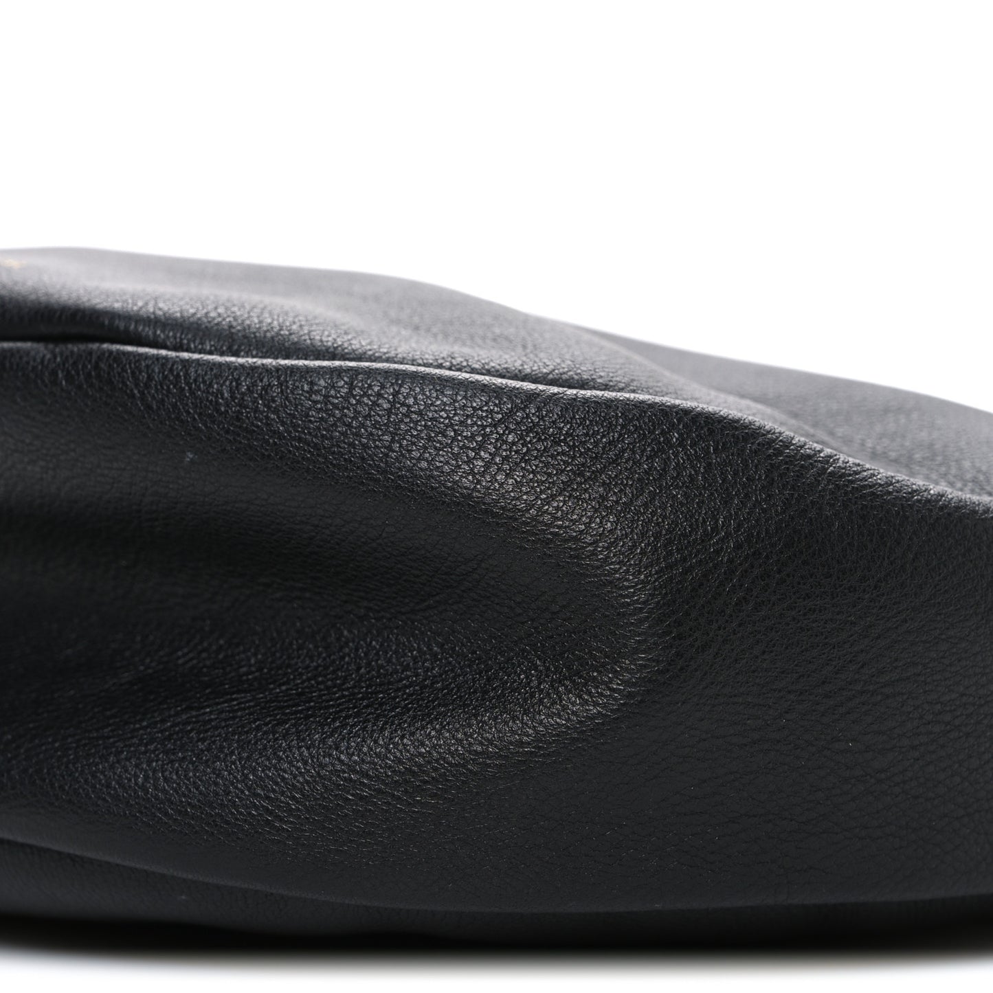 Soft Calfskin Moon Sling Bag Black