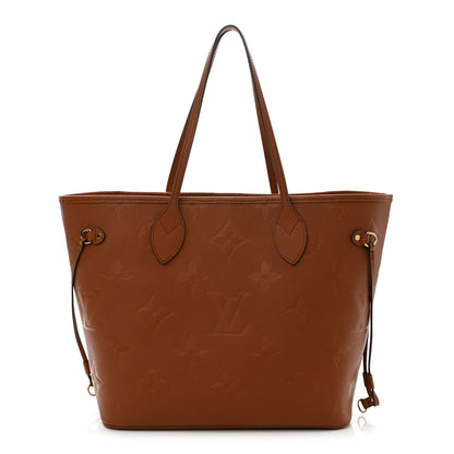 Louis Vuitton Empreinte Monogram Giant Neverfull MM Cognac 1 of 10
