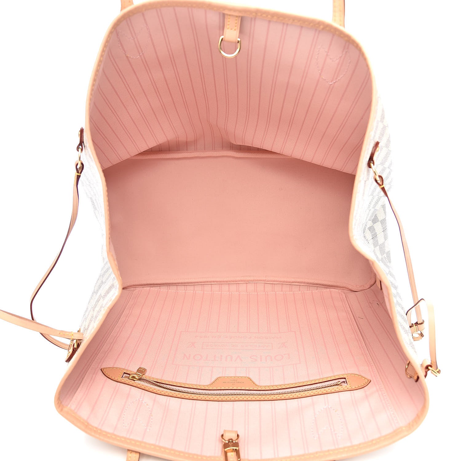 Louis Vuitton Damier Azur Neo Neverfull GM Rose Ballerine 5 of 13