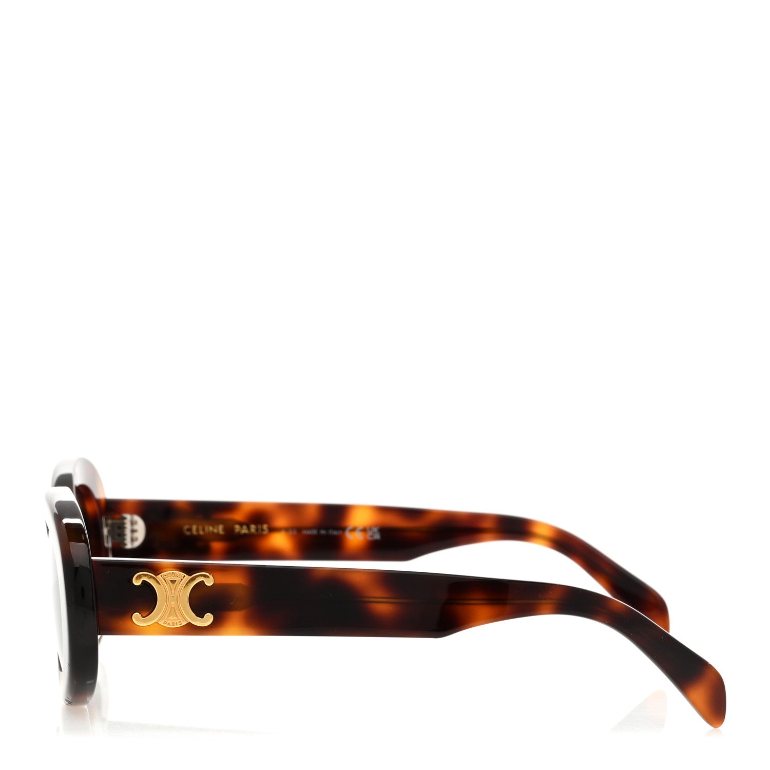 Celine Acetate Triomphe 01 Sunglasses CL 40194U Tortoise 3 of 7