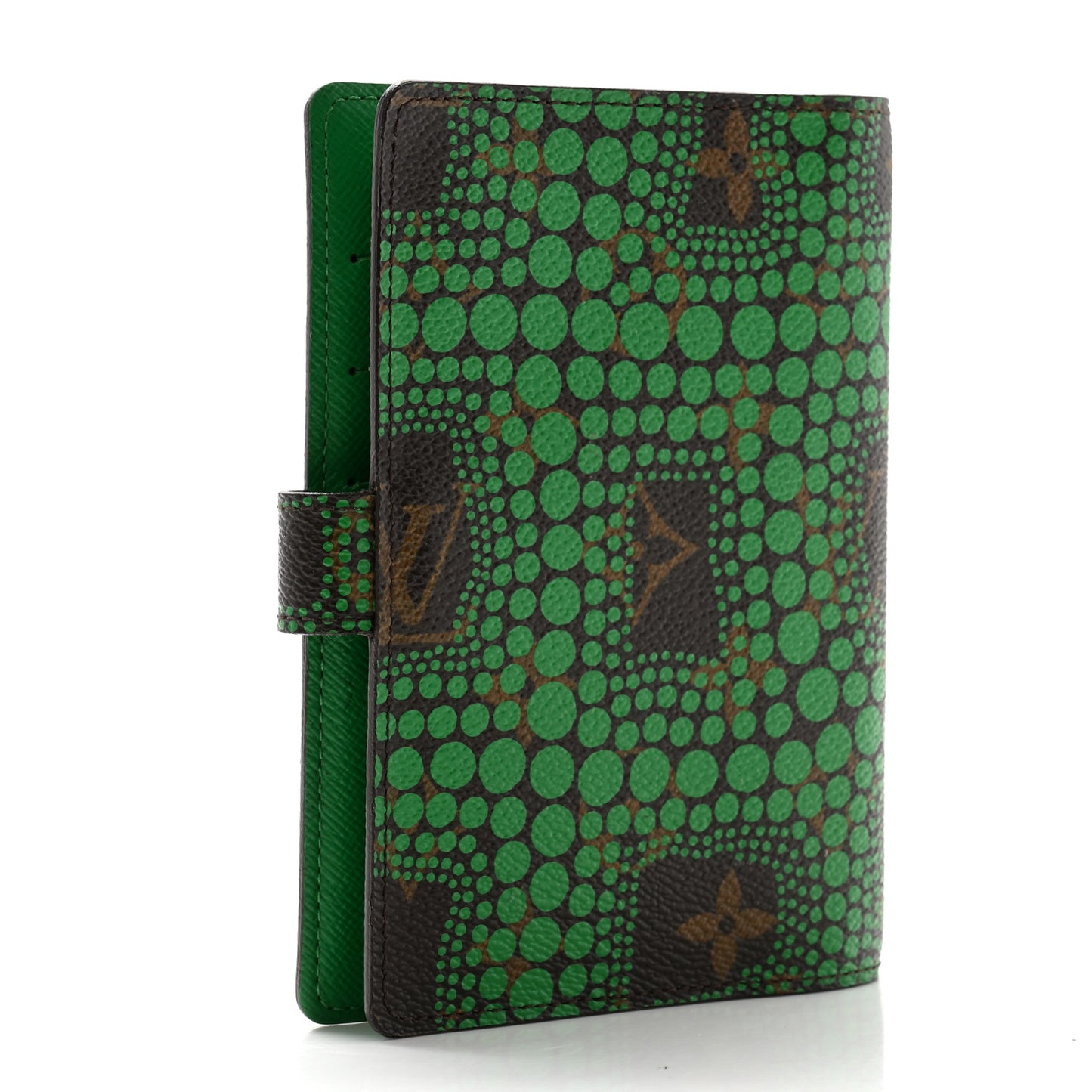 Monogram Kusama Town Small Ring Agenda Green