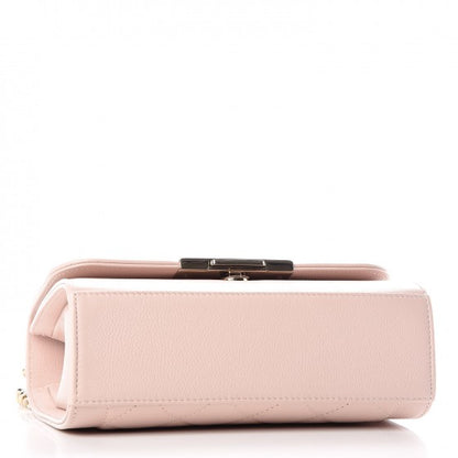 Chanel Grained Calfskin Quilted Small Label Click Flap Bag Pink 4 of 7