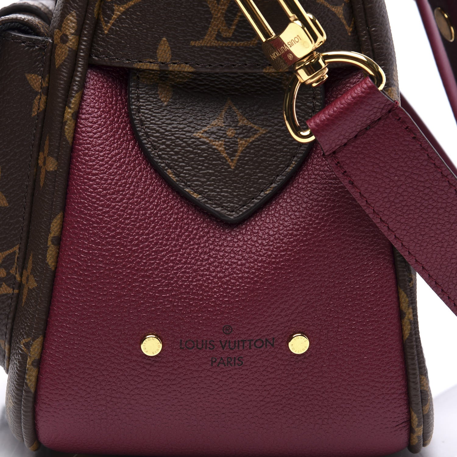 Louis Vuitton Monogram Manhattan NM Raisin 9 of 10