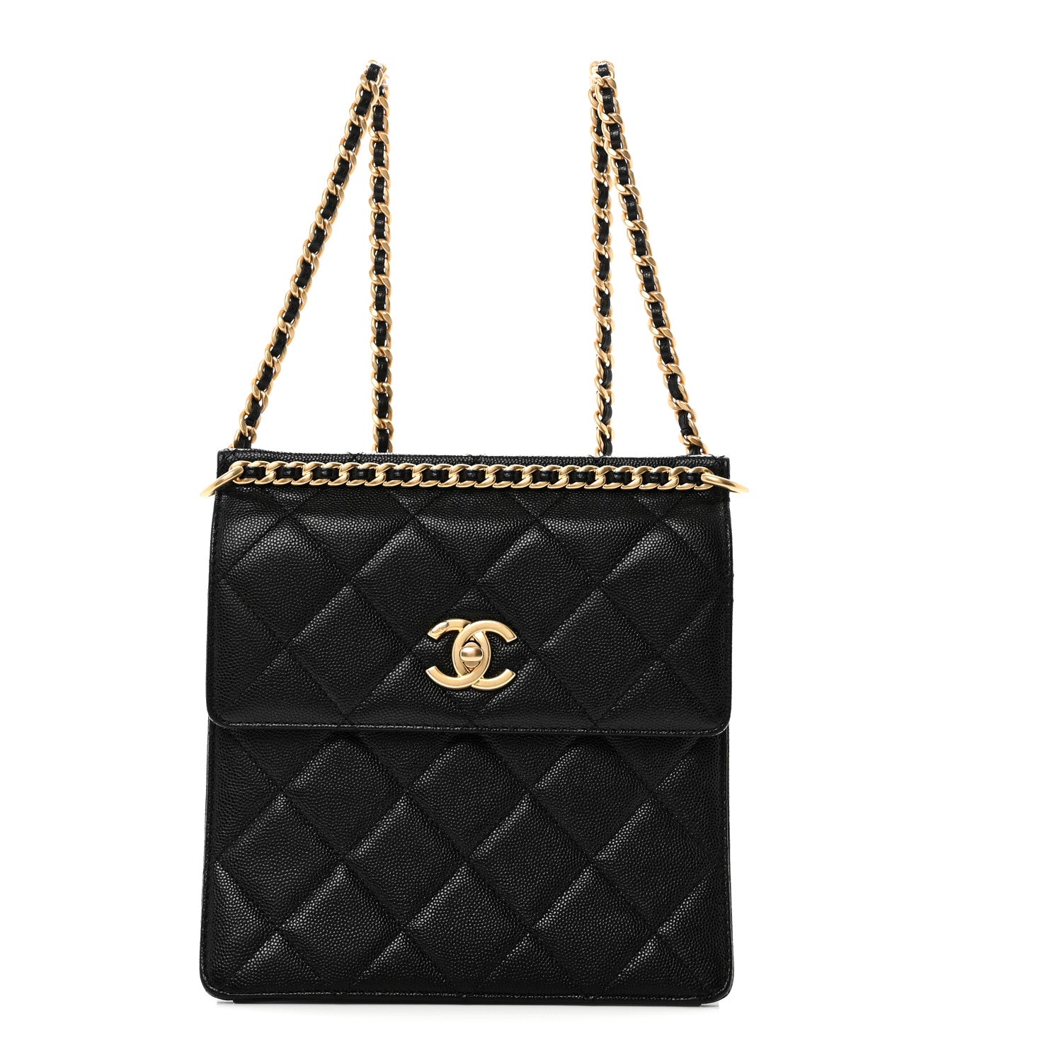 Chanel Caviar Quilted Multi Chain Backpack Black 1 of 10