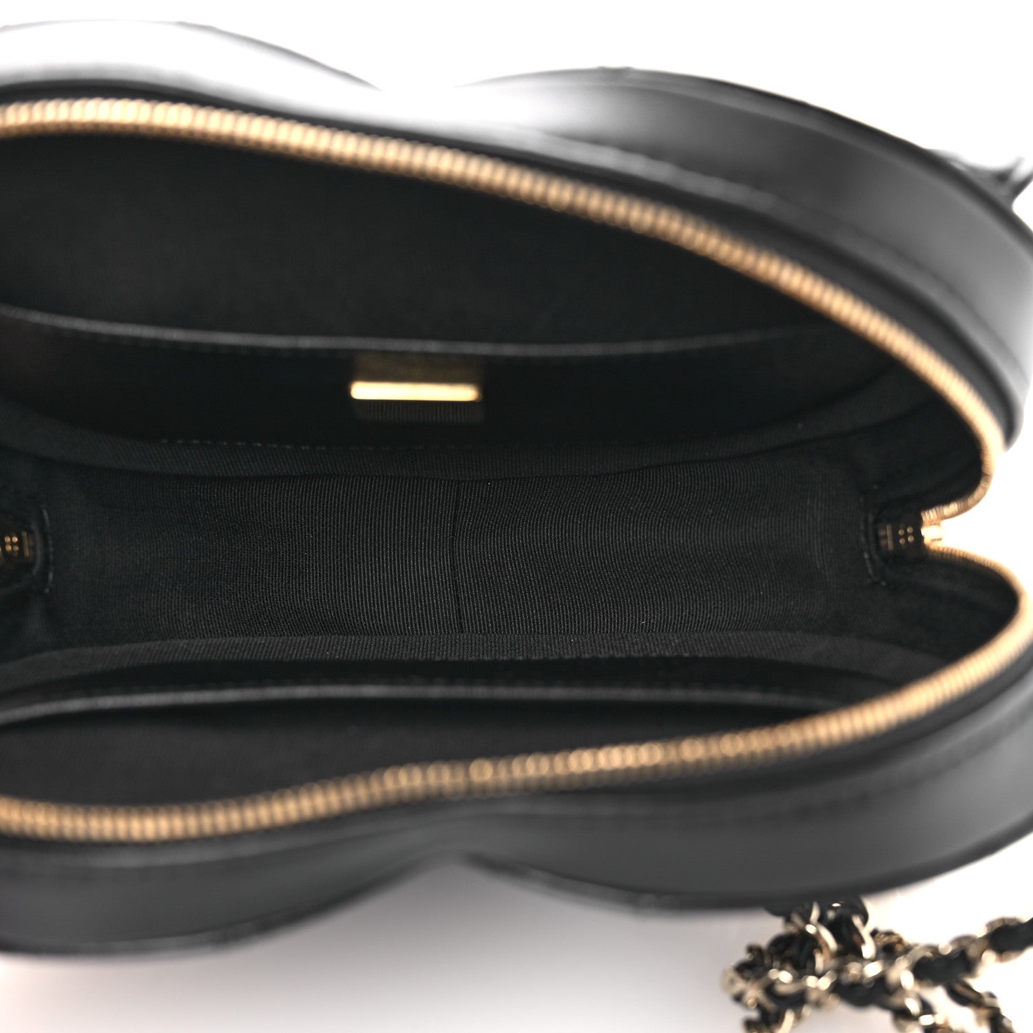 Chanel Lambskin Quilted CC In Love Heart Bag Black 5 of 10