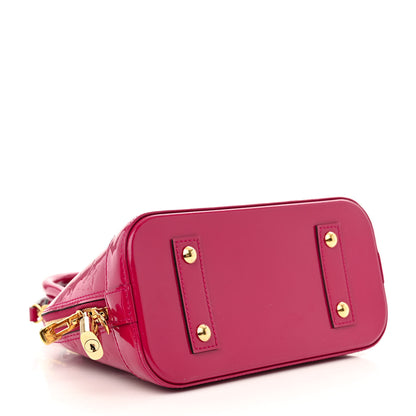 Louis Vuitton Vernis Alma BB Magenta 4 of 11