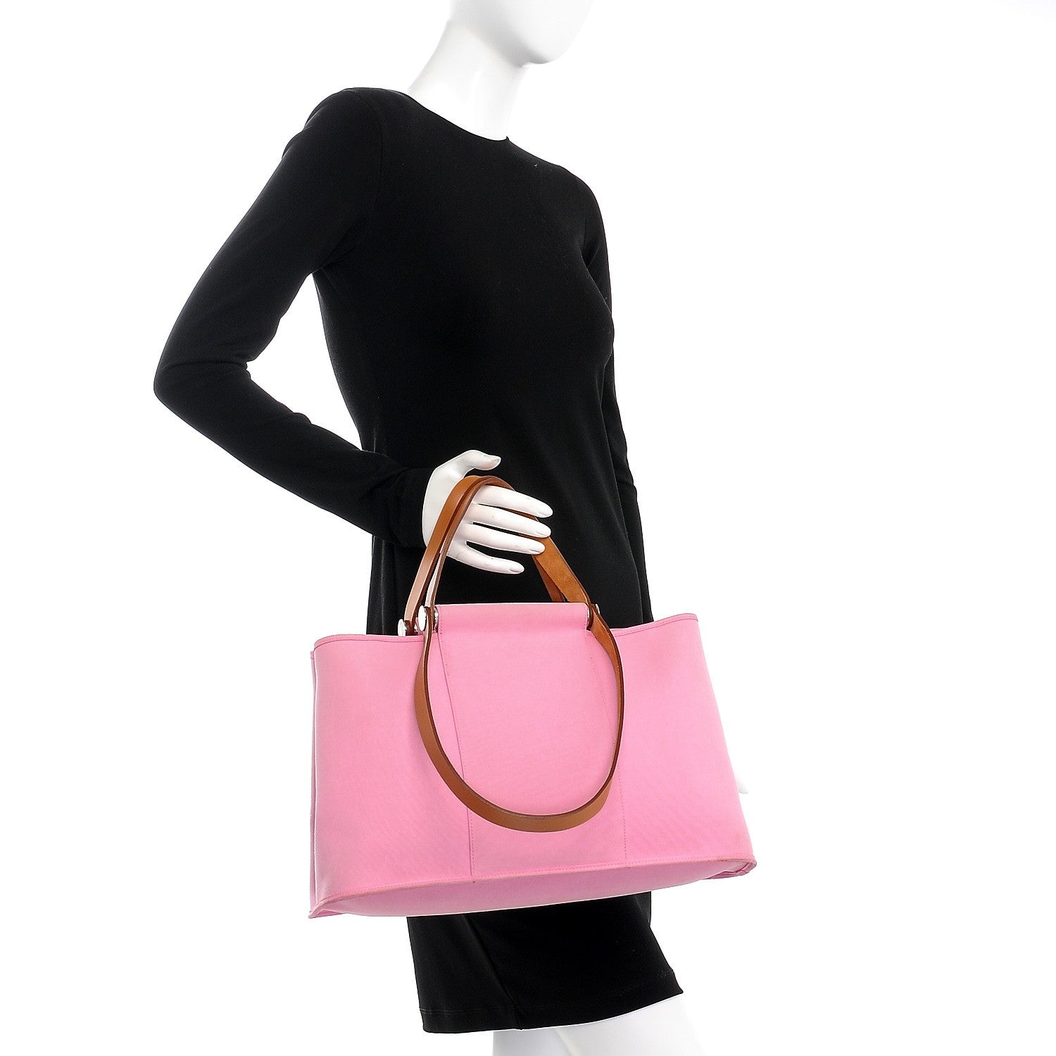 Hermes Toile Cabag 39 5P Pink 3 of 22