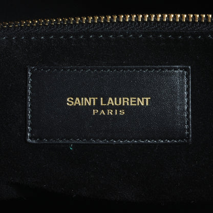 Saint Laurent Leather Classic Duffle 12 Bag Black 7 of 8