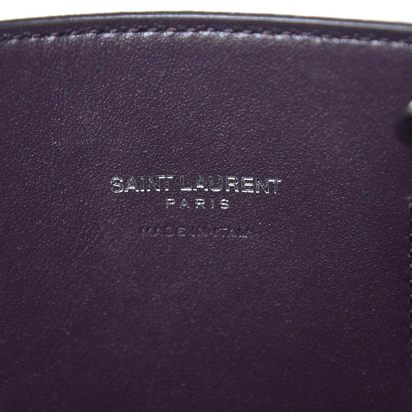Grained Calfskin Nano Sac De Jour Armaranto